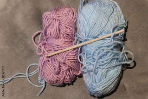 yarn and crochet needle