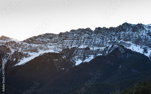 Panorama de la cara norte del Cadí Moixeró. Pirineo catalán, España. photo