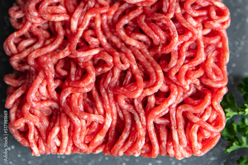 Фотография minced meat raw pork, beef, lamb cuisine fresh meal food snack on the table copy