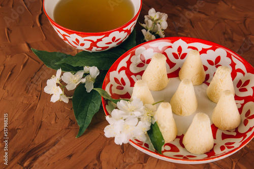 Talkysh Kaleve - traditional eastern sweets . Tatar national dish photo