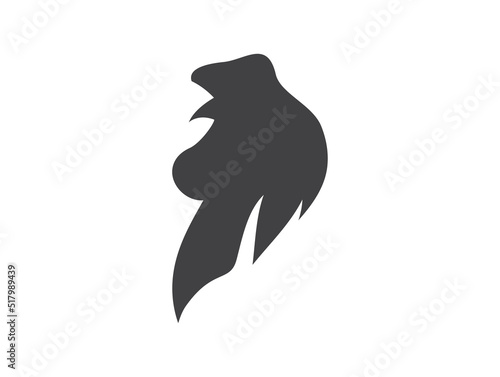Canvastavla chicken logo Rooster logo icon vector template