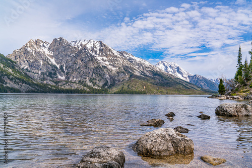 Beautiful Jenny Lake in Grand Teton National Park, Wyoming