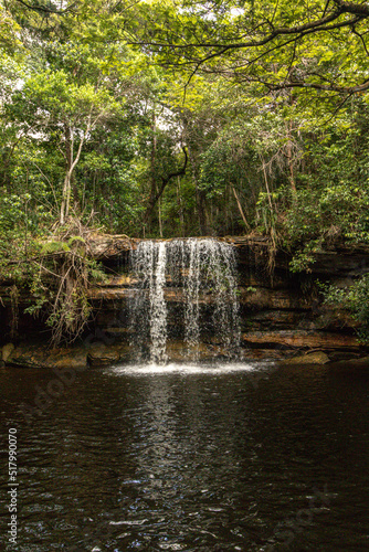 Pai Inácio waterfall in the city of Palmeiras, State of Bahia, Brazil