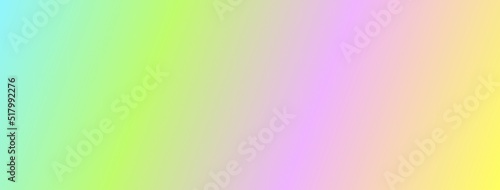 Gradient pastel color background for banner. Modern horizontal design for mobile applications. Pastel neon rainbow. Ultraviolet metallic paper. Template for presentation. Cover to web design.