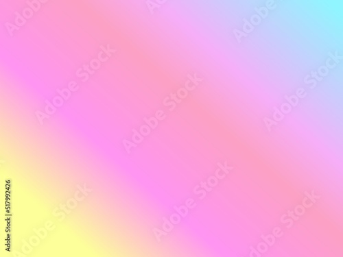Gradient pastel color background for banner. Modern horizontal design for mobile applications. Pastel neon rainbow. Ultraviolet metallic paper. Template for presentation. Cover to web design.