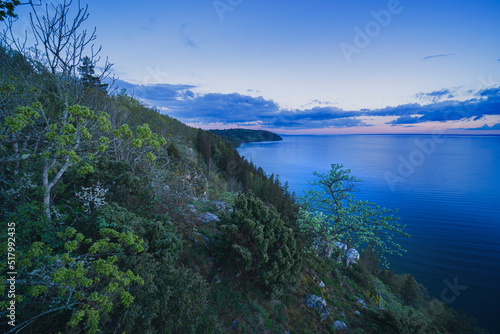 lake under clouds