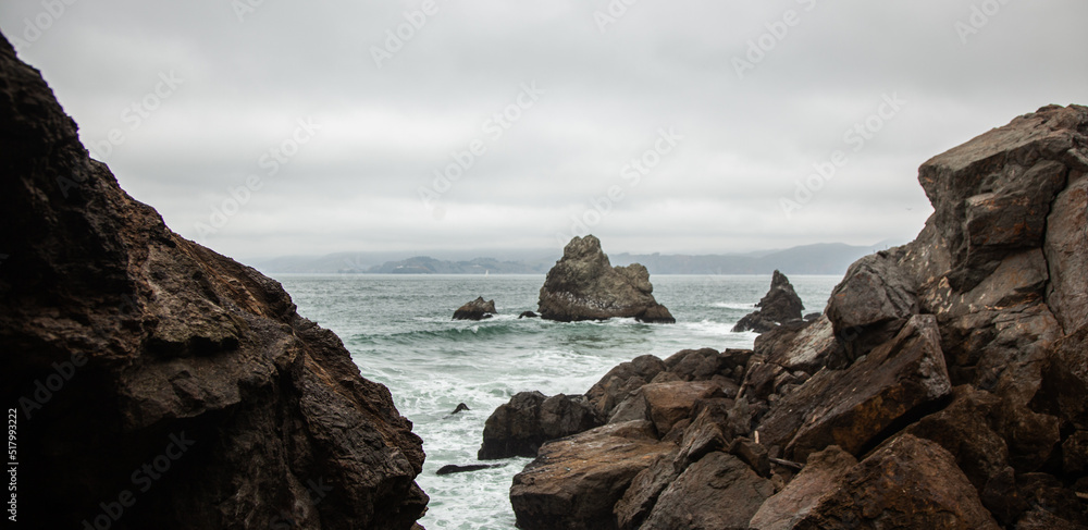 rocks on the coast