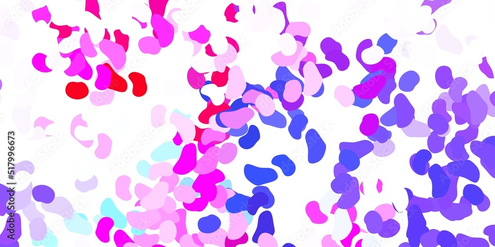 Light blue, red vector texture with memphis shapes. Light blue, red vector texture with memphis shapes.
