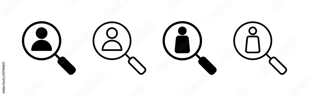 Hiring icon vector. Search job vacancy sign and symbol. Human resources concept. Recruitment Hiring icon vector. Search job vacancy sign and symbol. Human resources concept. Recruitment