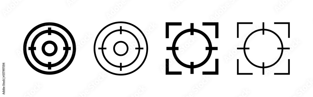Target icon vector. goal icon vector. target marketing sign and symbol Target icon vector. goal icon vector. target marketing sign and symbol