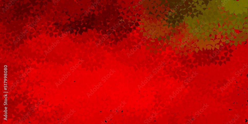 Dark green, red vector background with polygonal forms. Dark green, red vector background with polygonal forms.