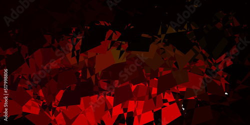 Dark multicolor vector template with abstract forms.