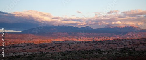 Sunset in the canyonlands