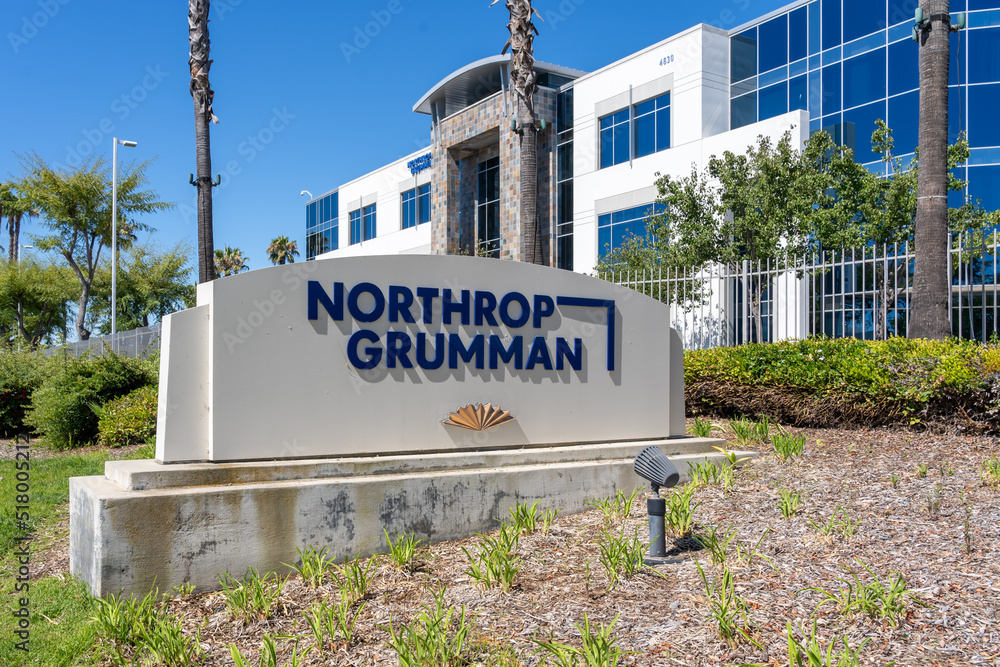 San Diego, CA, USA July 9, 2022 Northrop Grumman office in San Diego