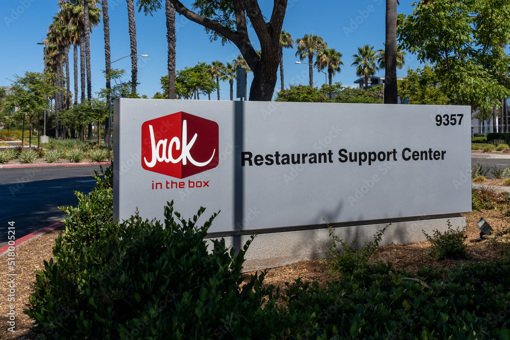 San Diego, California, USA July 9, 2022 Jack in the Box Corporate