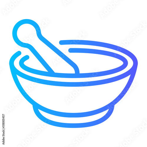 mortar gradient icon