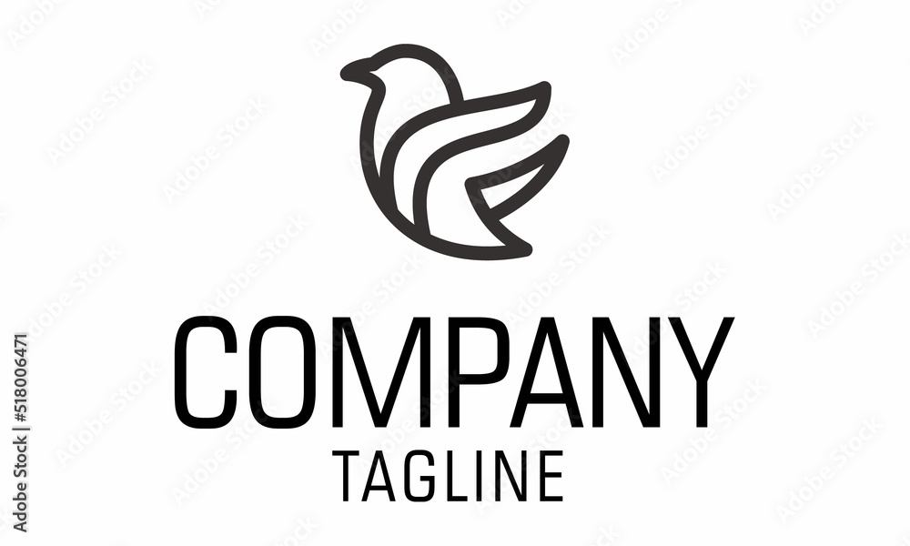 beautiful bird concept logo designs beautiful bird concept logo designs