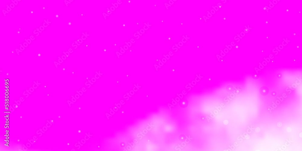 Light Purple, Pink vector pattern with abstract stars. Light Purple, Pink vector pattern with abstract stars.