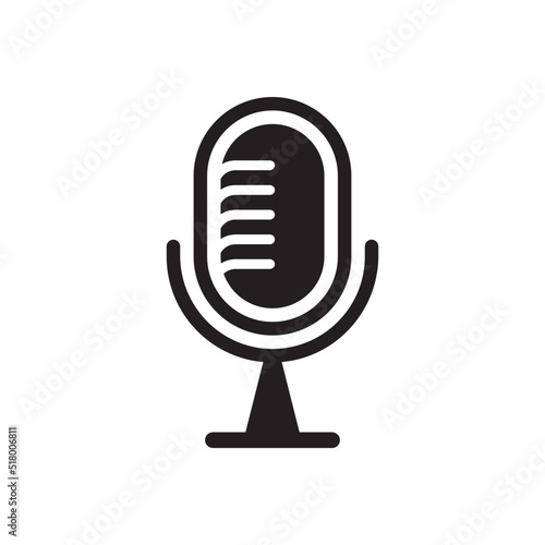 Microphone logo images illustration