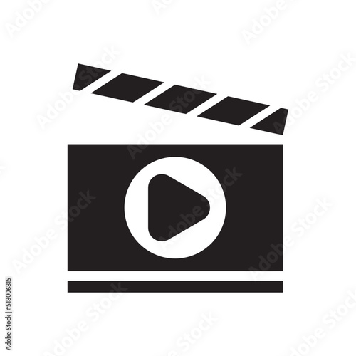 Clapboard logo images illustration