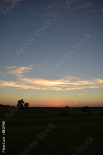 Cloudscape Over a Sunset