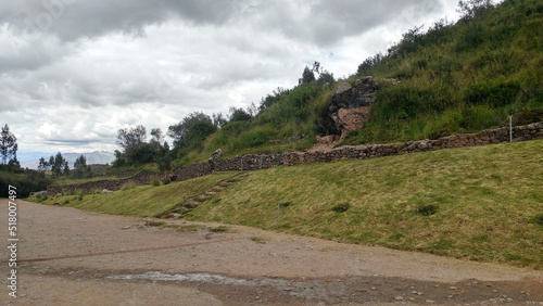 Tambomachay or Tampumachay in Peru is an archaeological site for the worship of water and for the Inca Empire to rest. It is in the Andes mountain range, near the Peruvian city of Cusco
 photo