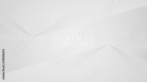 White and gray premium abstract background. Gradient geometry elements. Minimalist silver abstract background. Futuristic design vector illustration