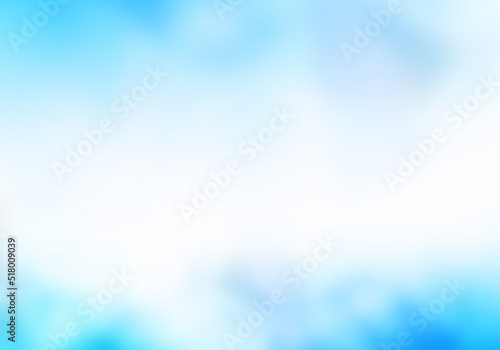 Blue gradient blurred bokeh abstract background.