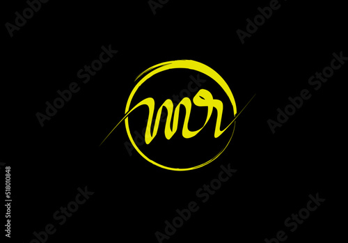 Mr rm m r handwritten logo