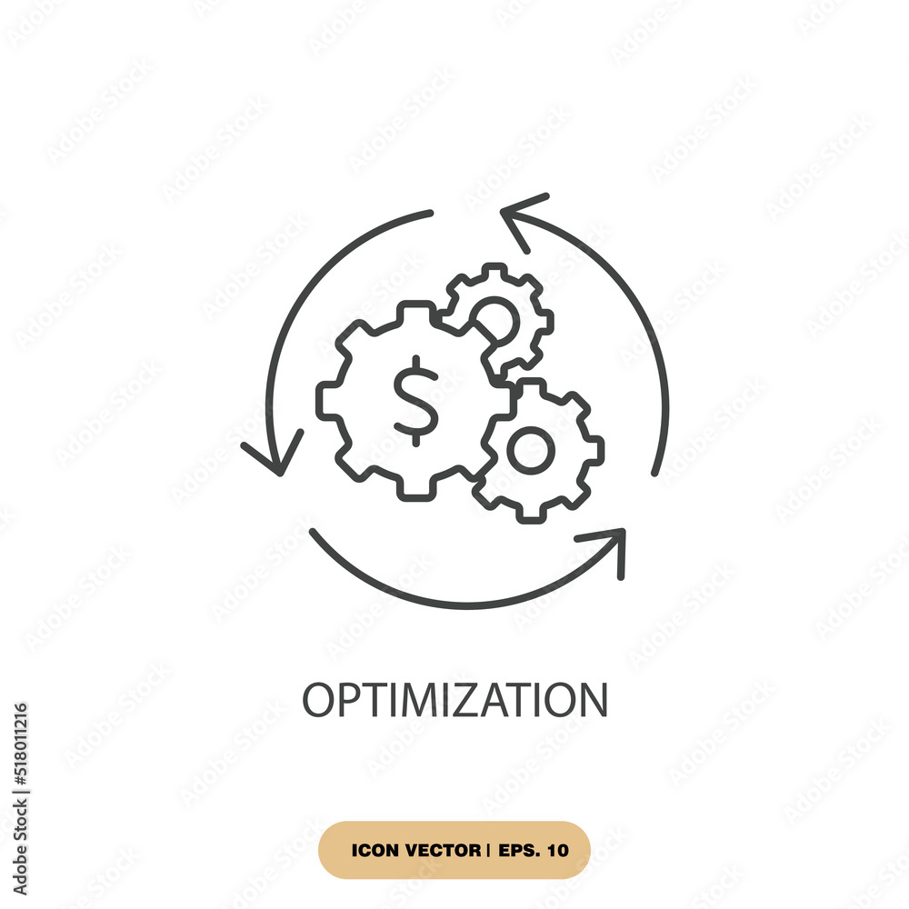 optimization icons symbol vector elements for infographic web optimization icons symbol vector elements for infographic web