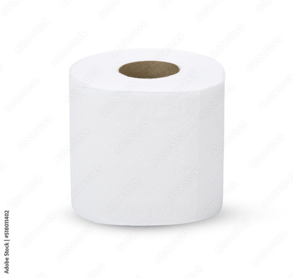 rolls of toilet paper on white background rolls of toilet paper on white background