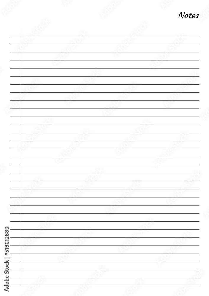 Notes planner Notes planner