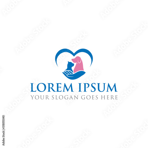 pets care logo , veterinary logo