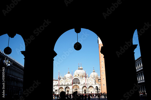 romamtic place in Venice italy photo