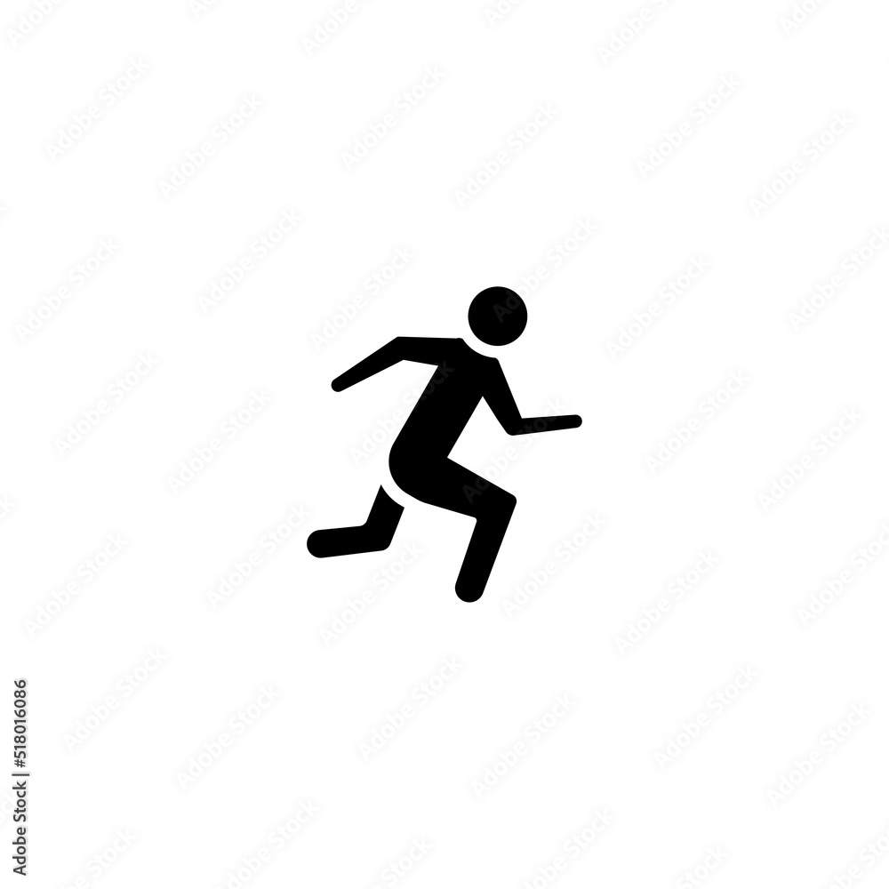 running icon vector design templates