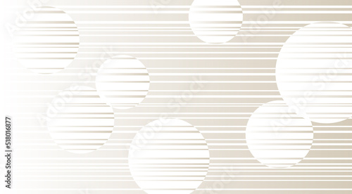 丸と線で構成された抽象的な背景素材