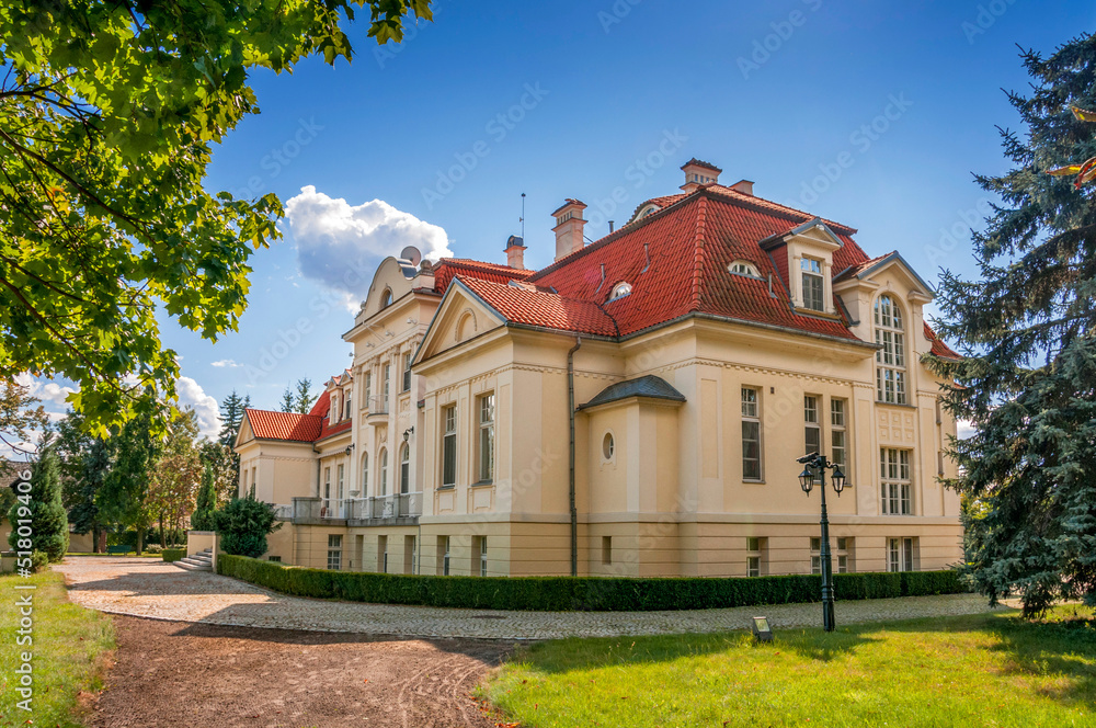 Neo-Classicist Palace in Winna Gora, Greater Poland Voivodship, Poland. Neo-Classicist Palace in Winna Gora, Greater Poland Voivodship, Poland.