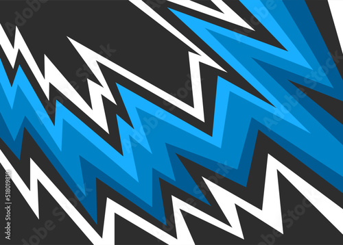 Abstract background with gradient jagged zigzag pattern