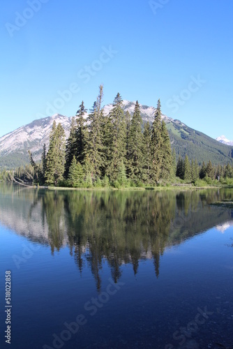 Reflection In The River, Banff National Park, Alberta