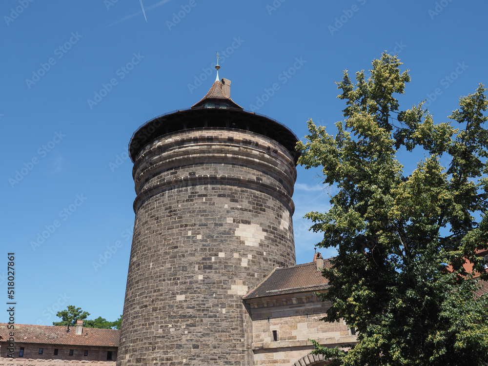 Spittlertor tower in Nuernberg