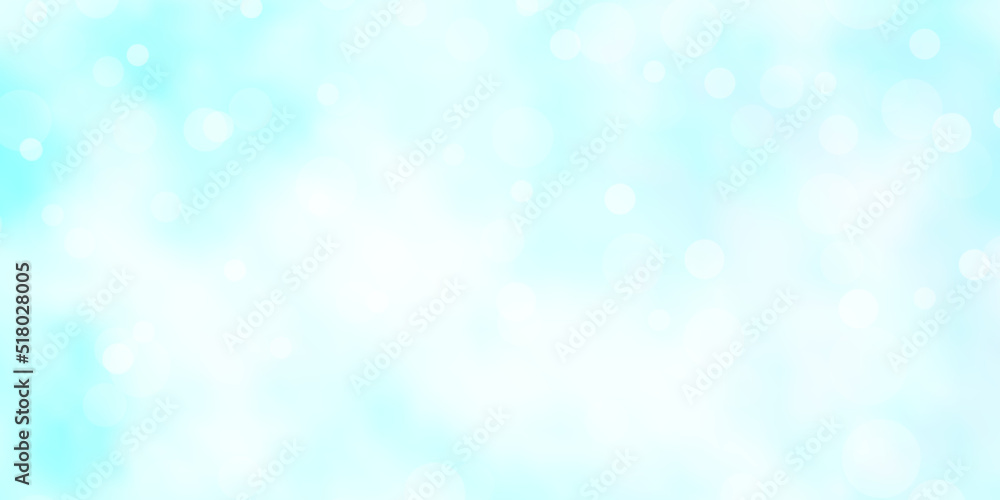 Light BLUE vector background with circles.