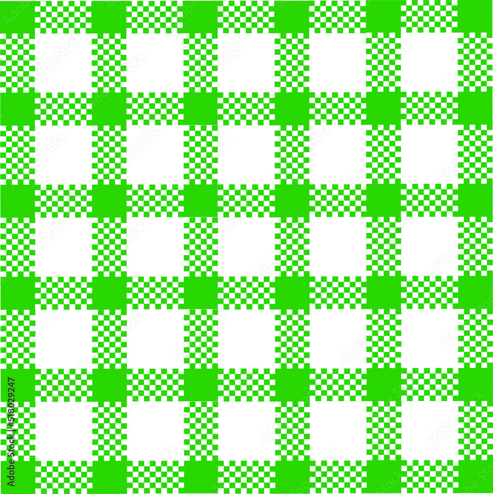 the Lattice Pattern Vector Repeating Green White Abstract Square Background
