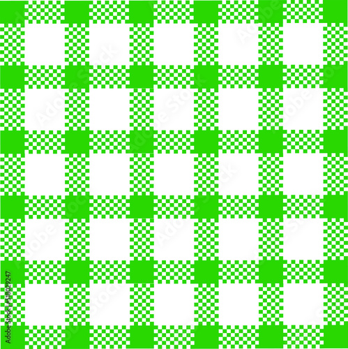 the Lattice Pattern Vector Repeating Green White Abstract Square Background