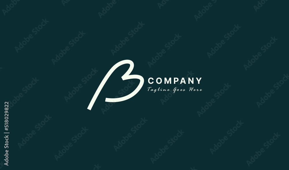 Initial Letter B Logo. Usable for Business and Branding Company Logos. Flat Vector Logo Design Template Element. Initial Letter B Logo. Usable for Business and Branding Company Logos. Flat Vector Logo Design Template Element.