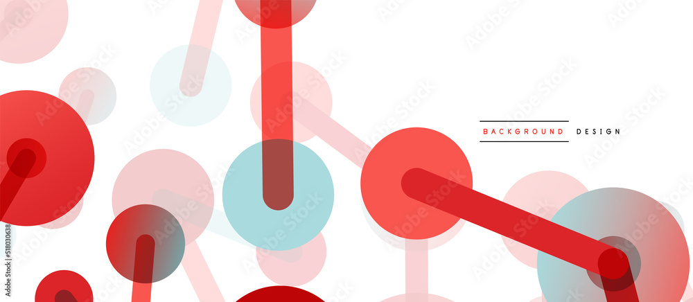Abstract background. Round dots connected by lines. Trendy techno business template for wallpaper, banner, background or landing Abstract background. Round dots connected by lines. Trendy techno business template for wallpaper, banner, background or landing