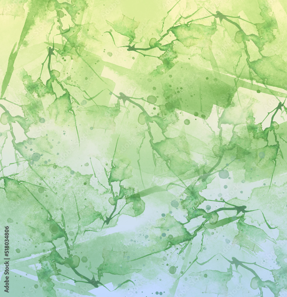 Watercolor blue, green background, blot, blob, splash of blue, green paint. Watercolor brown spot, abstraction. Wild grass, bushes, flower country abstract landscape, marble. Watercolor abstract card Watercolor blue, green background, blot, blob, splash of blue, green paint. Watercolor brown spot, abstraction. Wild grass, bushes, flower country abstract landscape, marble. Watercolor abstract card