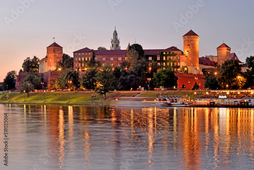 Wawel Royal Castle - Krakow, Poland.	 #518035064