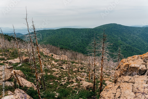 Beautiful landscape of Falaza mountain. Vladivostok. Russia photo