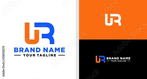 UR LOGO MONOGRAM CONSTRUCTION SIMPLE EDITABLE