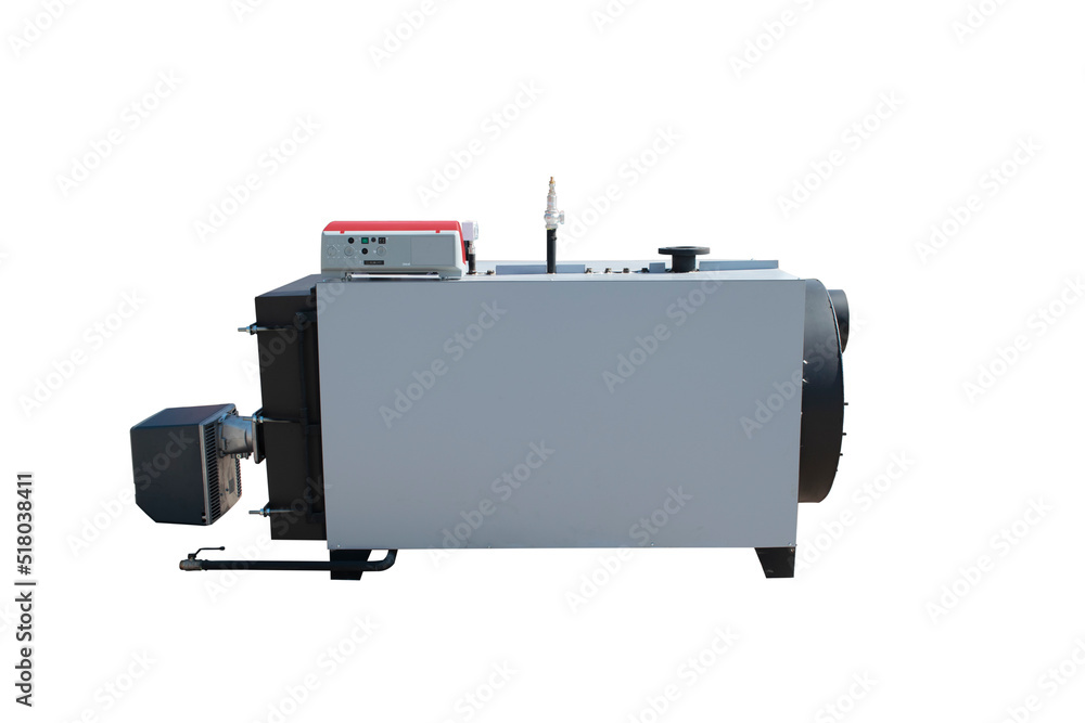 Modern steel oven on isolated white background Modern steel oven on isolated white background